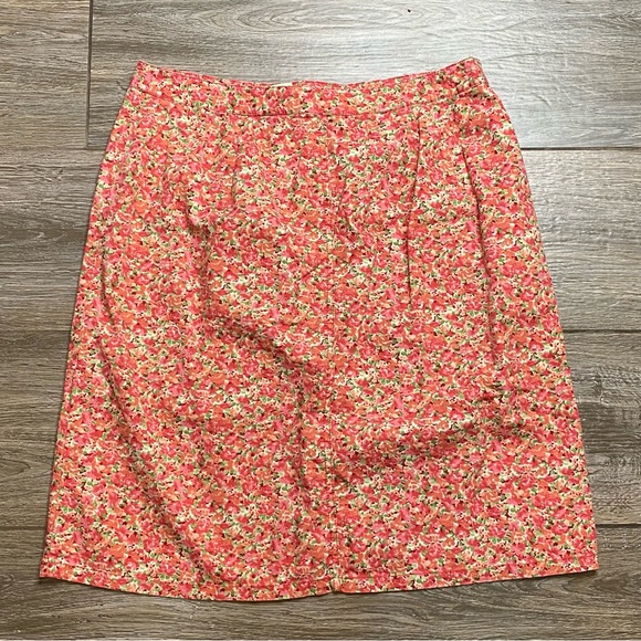 Eddie Bauer 10 Floral Pencil Skirt - Picture 3 of 6
